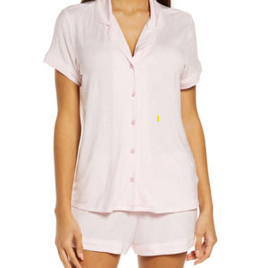 Nordstrom's Pink Fairytale Sprinkled Heart Babydoll PJ's B Size M